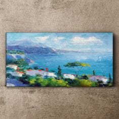 COLORAY.CZ Obraz na plátně Moře Top Sea Blue 120x60 cm