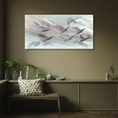 COLORAY.CZ Obraz na skle Abstrakce zvířat ptáků 100x50 cm