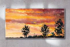 COLORAY.CZ Obraz na skle Abstrakce strom Sky 100x50 cm