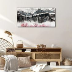 COLORAY.CZ Obraz na plátně Moderní lesní stěna 100x50 cm