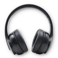 Qoltec Bezdrátová sluchátka Soundmasters s mikrofonem | BT 5.0 AB| Black