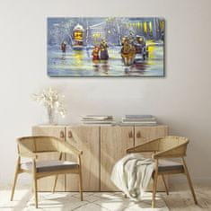 COLORAY.CZ Obraz na plátně Sněhové vinice stromy 120x60 cm