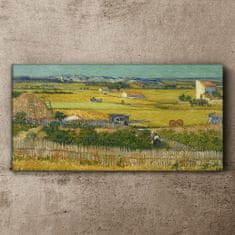 COLORAY.CZ Obraz na plátně Sklizeň van Gogh 100x50 cm