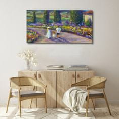 COLORAY.CZ Obraz na plátně Rodina kytice stromů 120x60 cm
