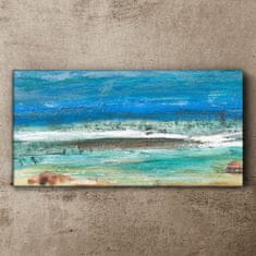 COLORAY.CZ Obraz na plátně Abstrakce pláže moře vlny 120x60 cm