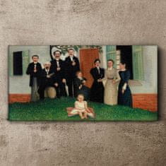 COLORAY.CZ Obraz na plátně rodinné lidi 120x60 cm