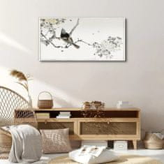 COLORAY.CZ Obraz na plátně Větev zvířat pták 100x50 cm