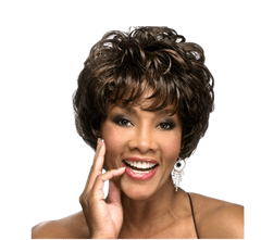 Korbi Whitney Houston paruka, krátké vlasy
