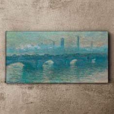 COLORAY.CZ Obraz na plátně Waterloo Bridge mince 120x60 cm