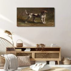 COLORAY.CZ Obraz na plátně Moderní lesní zvířecí pes 100x50 cm