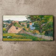 COLORAY.CZ Obraz na plátně Přírodní domy malování 120x60 cm