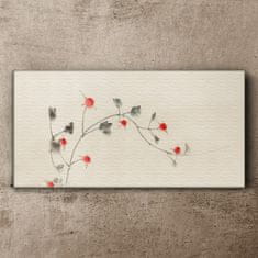 COLORAY.CZ Obraz na plátně Moderní větve květin 100x50 cm