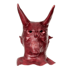Korbi Profesionální latexová maska, maska ďábla s rohy