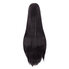 Korbi Paruka, dlouhé černé vlasy, anime, 100cm 