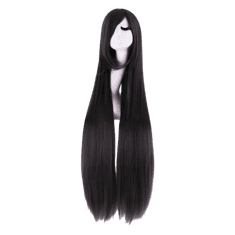 Korbi Paruka, dlouhé černé vlasy, anime, 100cm 