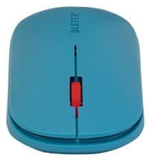 Leitz Myš "Cosy", modrá, bezdrátová, Bluetooth, 65310061