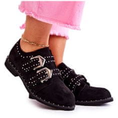 Dámské boty Lu Boo Black Cozy Half Shoes velikost 40