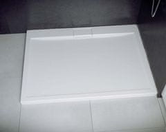 Besco BESCO AXIM OBDÉLNÍK akrylátová vanička, 100x90x4,5 cm, bílá, bez nožiček VANKAXIM1090BB - Besco