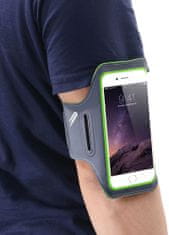 Mobilly sportovní pouzdro na ruku pro mobilní telefon do 6.4", modrá