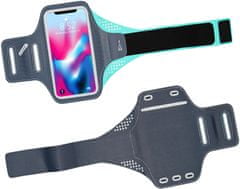 Mobilly sportovní pouzdro na ruku pro mobilní telefon do 6.4", modrá