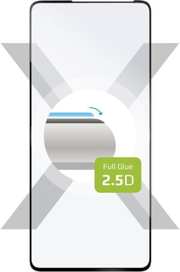 FIXED ochranné sklo Full-Cover pro Xiaomi 11T Pro, s lepením přes celý displej, černá