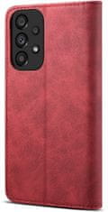 Leather flipové pouzdro pro Samsung Galaxy A53 5G, červená