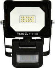 YATO Smd Led Spotlight 10W 900Lm s detektorem pohybu