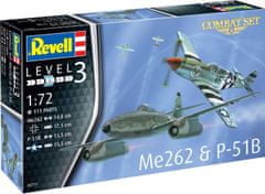Revell  ModelSet letadla 63711 - Me262 & P-51B (1:72)