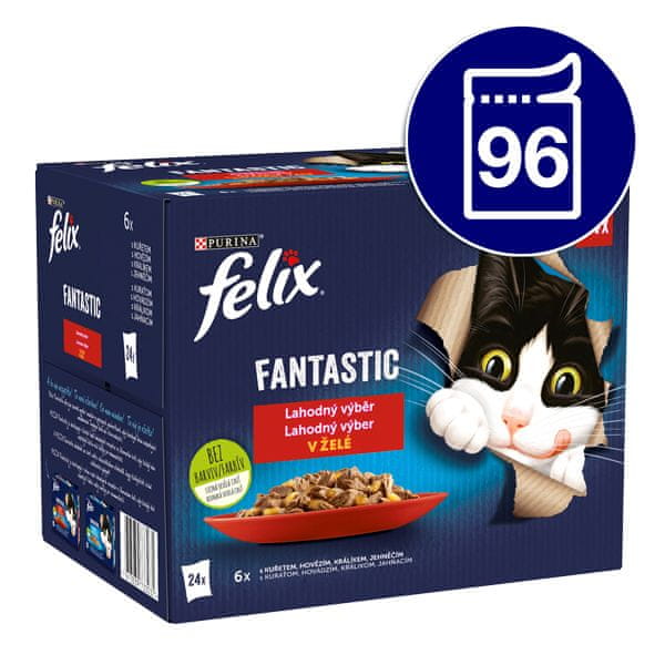 Felix FANTASTIC multipack lahodný výběr v želé 96x85 g