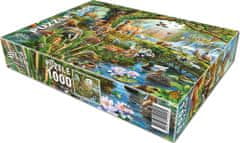 Star Game Sets Puzzle Život v lese 1000 dílků