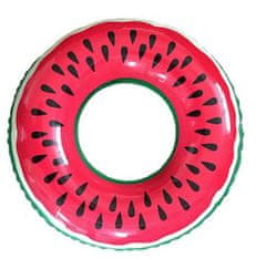 WOWO Nafukovací Plavecký Kruh s Melounovým Designem, 110 cm, Nosnost do 100 kg
