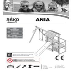 Asko Dětské hřiště ANIA PREMIUM (FSC 100%)