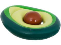 Ikonka Nafukovací plavecká matrace s avokádovým míčem se semínky 150 cm XL