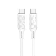 DUDAO L5S kabel USB-C / USB-C PD 100W 1m, bílý