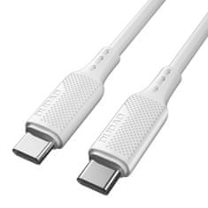 DUDAO L5S kabel USB-C / USB-C PD 100W 1m, bílý