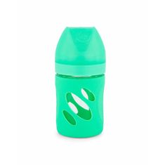 Twistshake Kojenecká láhev anti-colic skleněná pastelově zelená 180 ml