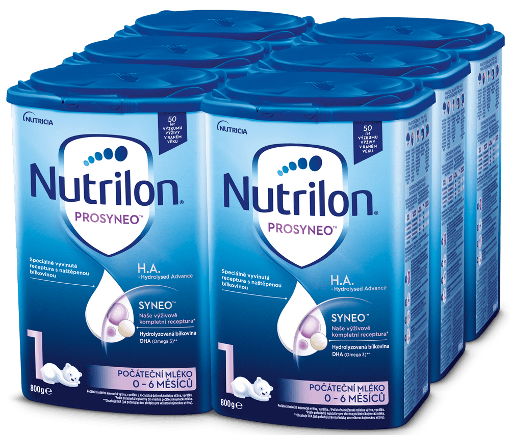 Levně Nutrilon 1 Prosyneo H.A.- Hydrolysed Advance počáteční kojenecké mléko od narození 6x800 g