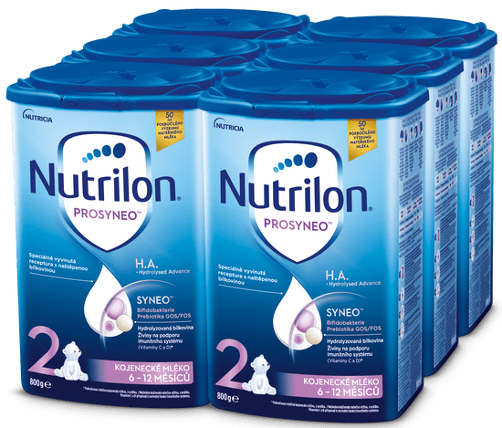 Nutrilon 2 Prosyneo H.A.- Hydrolysed Advance pokračovací kojenecké mléko od uk. 6. měsíce 6x800 g