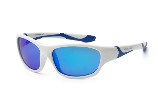 Koolsun KOOLSUN sluneční brýle SPORT Bílá / Modrá, velikost 6+