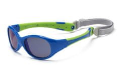Koolsun KOOLSUN sluneční brýle FLEX Modrá/ Limetka, velikost 3+
