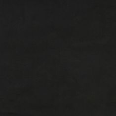 shumee Taštičková matrace černá 140 x 190 x 20 cm samet