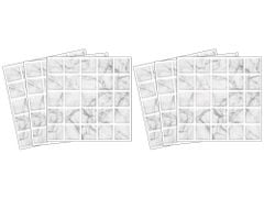 Dimex nálepky na obkládačky - Bílý mramor mozaika - 15 x 15 cm