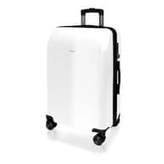 AVANCEA® Cestovní kufr DE828 bílý M 65x44x26 cm
