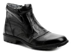 Wawel Kotníkové pánské zimní boty RE203-G černá