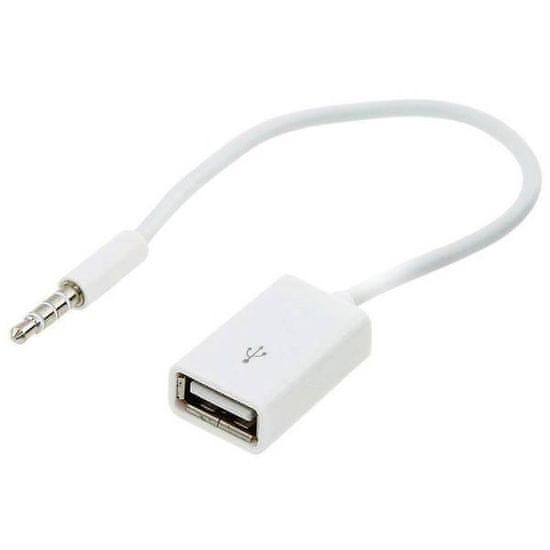 Northix 3,5mm adaptérový kabel Aux samec na USB samice