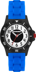 CLOCKODILE Svítící černo-modré sportovní dětské chlapecké hodinky SPORT 3.0