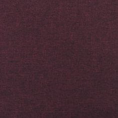 Greatstore 2místná rozkládací pohovka fialová textil
