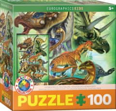 EuroGraphics Puzzle Býložraví dinosauři 100 dílků