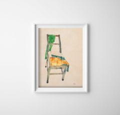 Vintage Posteria Dekorativní plakát Dva ubrousky Egon Schiele A4 - 21x29,7 cm
