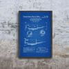 Retro plakát Retro plakát Patent na vesmírném prostoru Spojených států A1 - 60x85 cm